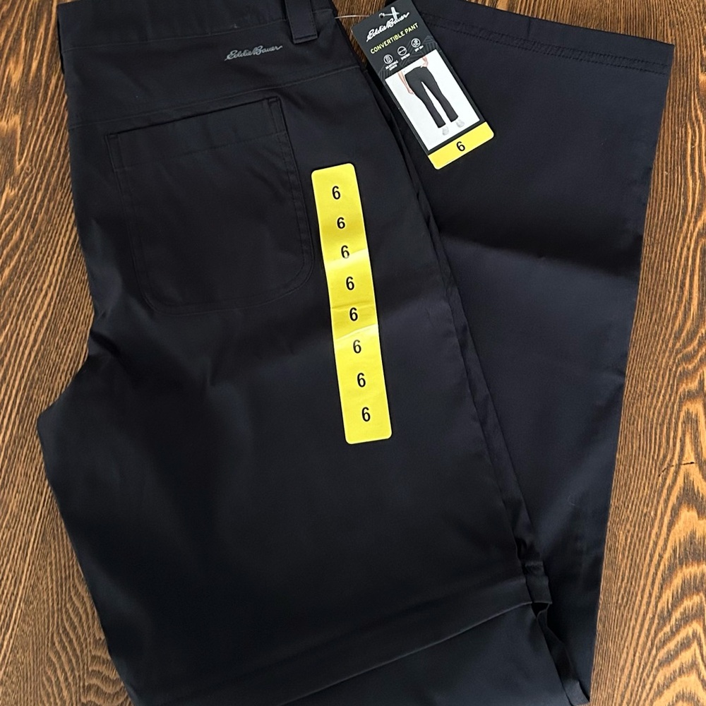 Eddie Bauer Convertible Black Pants